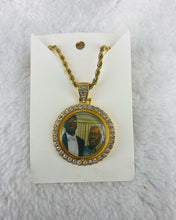 Load image into Gallery viewer, READ DESCRIPTION ON HOW TO SEND PHOTO- 24 Inch Photo Charm Stainless Steel Necklace Chain