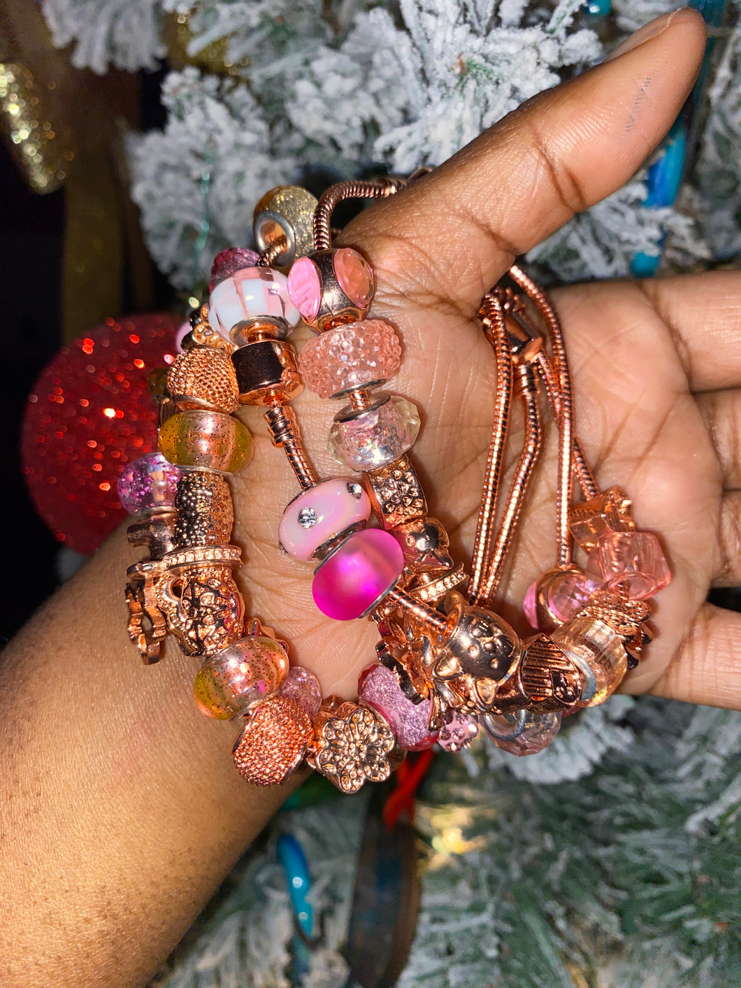 Jassy Rose Gold Bracelets